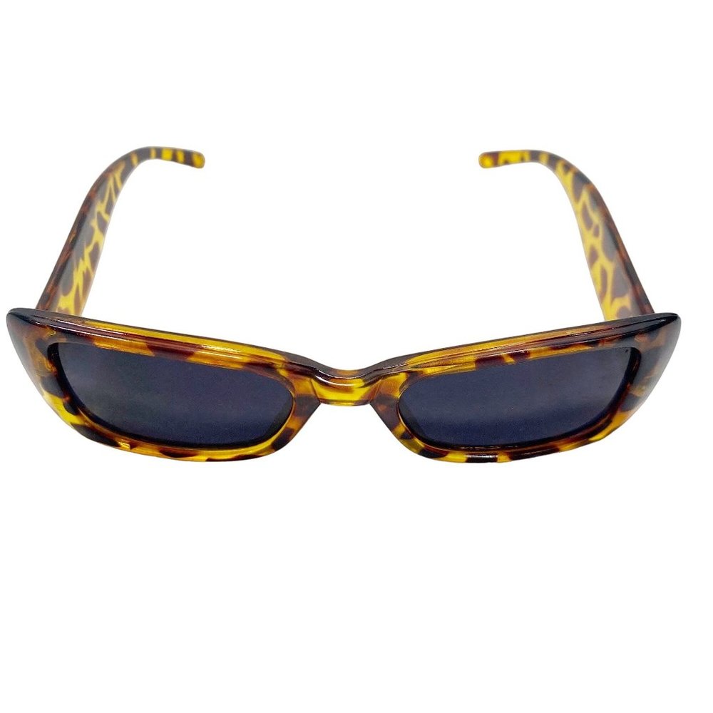 Retro Rectangle Tortoise Sunglasses - Picture 12 of 13